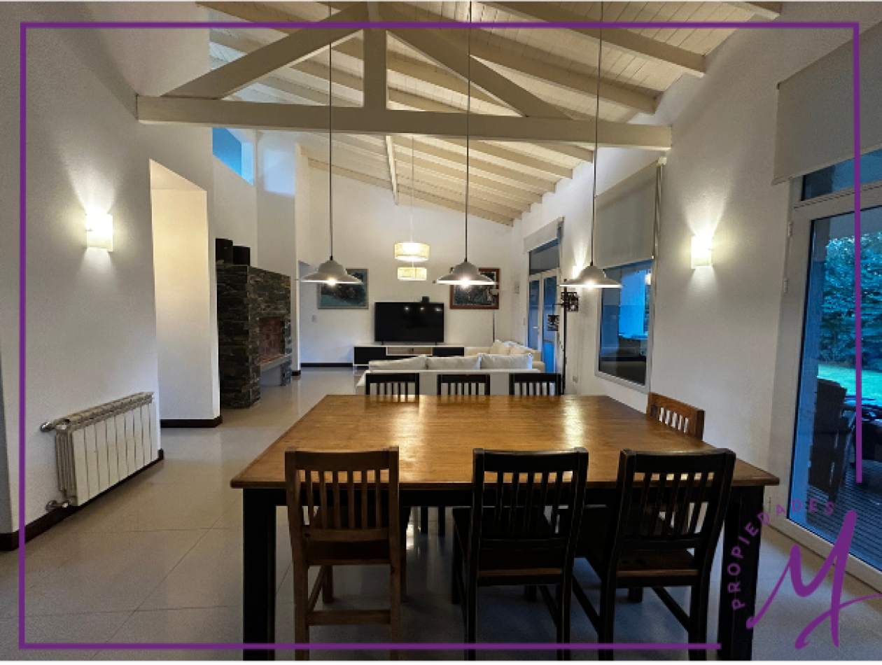 CASA EN ALQUILER TEMPORARIO EN PINAMAR 4 HABITACIONES PARA 8 PERSONAS